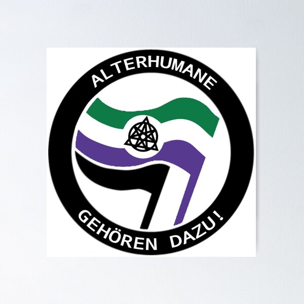 Item preview, ALTERHUMANE GEHÖREN DAZU designed and sold by birdgoatman.
