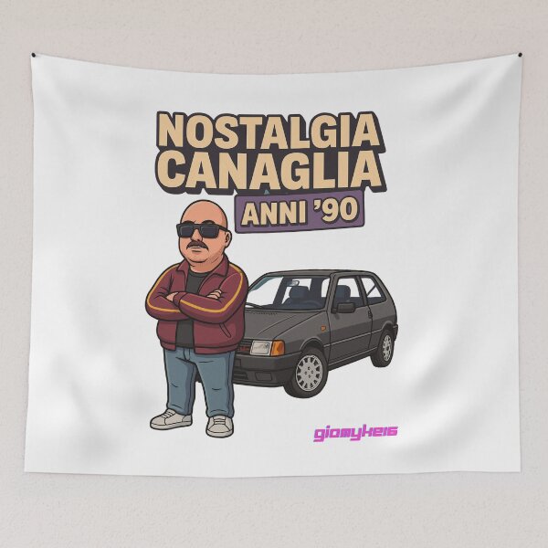 Item preview, “Nostalgia Canaglia – Fiat Uno Turbo i.e. Style | Giomyke16” designed and sold by Giomyke16.