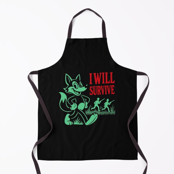 Item preview, I Will Survive Cartoon Fox Design designed and sold by BootlegLetters.