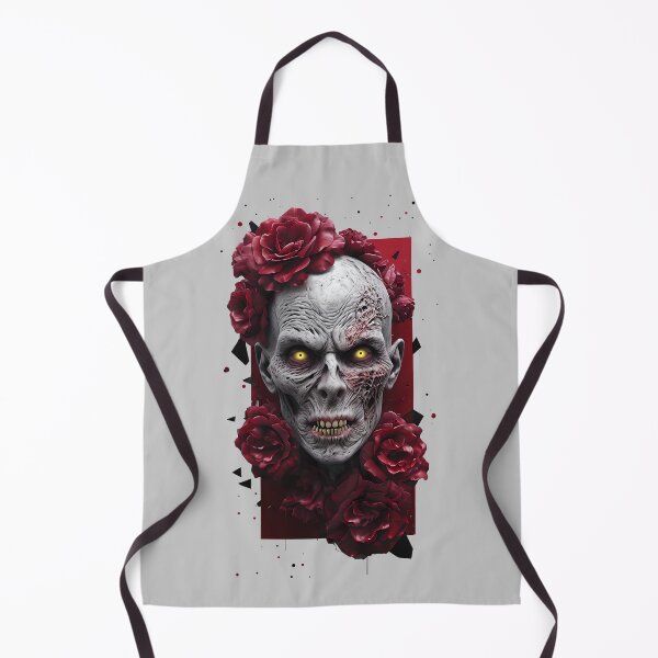 Item preview, Zombie Face with Crimson Roses designed and sold by NightTimeJ.