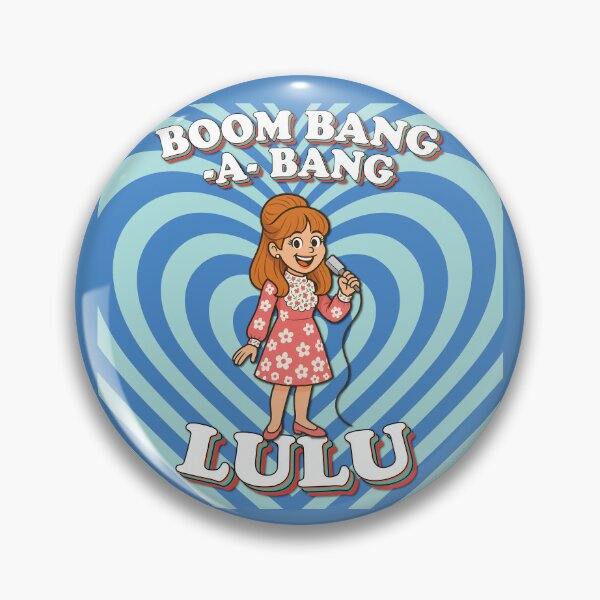 Item preview, Boom Bang-A-Bang - Lulu - Eurovision 1969  Winner - United Kingdom - Eurovision Song Contest Winners - Eurovision 1969 designed and sold by Vision-Tees.