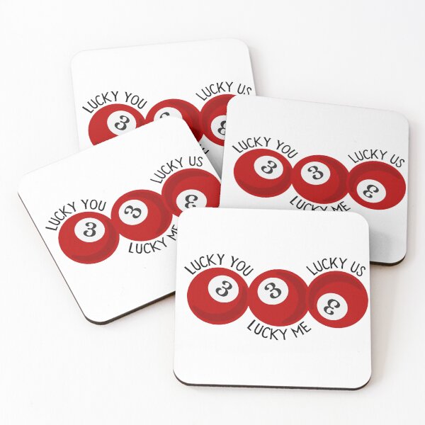 Item preview, Lucky You Lucky Me Lucky Us Pool Ball designed and sold by karenpoliks1.