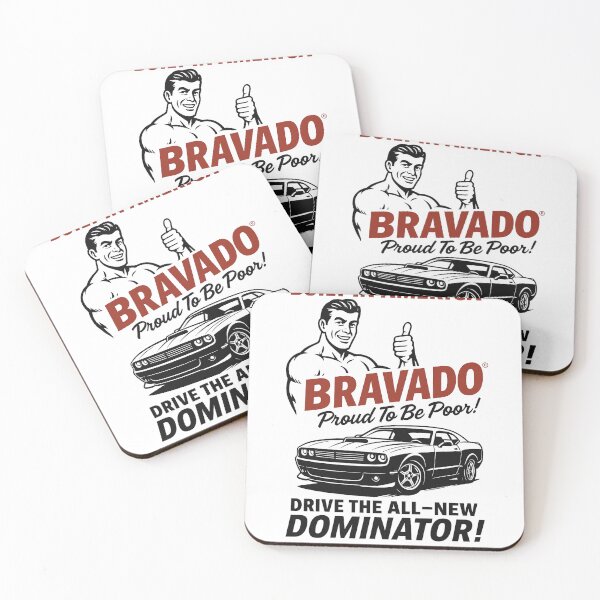 Item preview, Bravado Dominator – Built in America, Proud to Be Poor! designed and sold by Lilo-Designs.