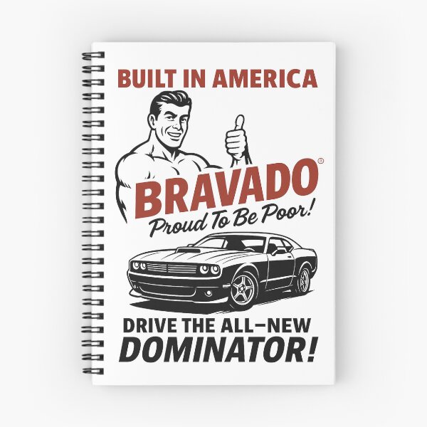 Item preview, Bravado Dominator – Built in America, Proud to Be Poor! designed and sold by Lilo-Designs.