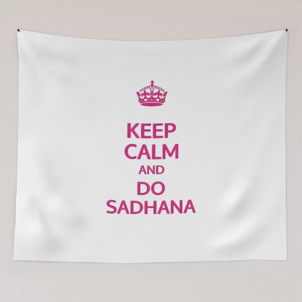 Item preview, Keep Calm and Do Sadhana - Kundalini Yoga Wear (Pink) designed and sold by Cooldalini - Kundalini Yogi Wear & Accessories.