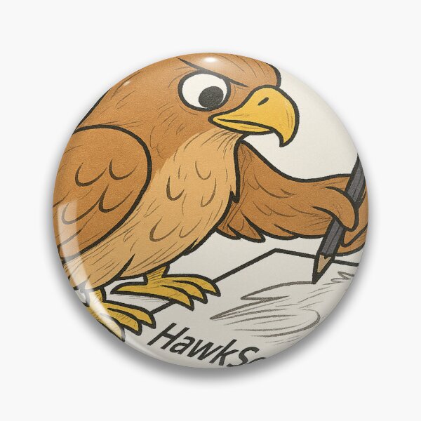 Item preview, HawkScribble – My Art Mascot & Profile Pic designed and sold by HawkScribble.