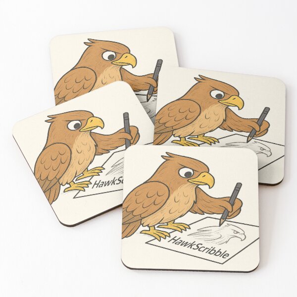 Item preview, HawkScribble – My Art Mascot & Profile Pic designed and sold by HawkScribble.