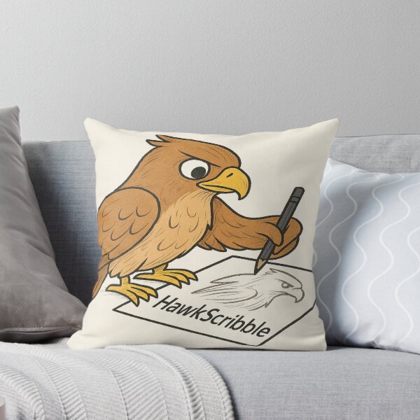 Item preview, HawkScribble – My Art Mascot & Profile Pic designed and sold by HawkScribble.