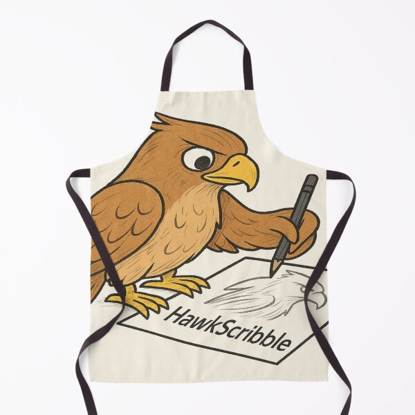 Item preview, HawkScribble – My Art Mascot & Profile Pic designed and sold by HawkScribble.