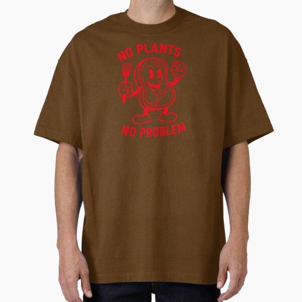 Item preview, No Plants No Problem Cartoon Meat Design Carnivore designed and sold by BootlegLetters.