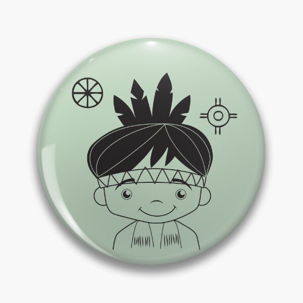 Item preview, Native American Indian Boy designed and sold by Underground Craft Club.