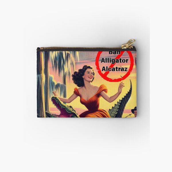 Item preview, Gorgeous Latina Woman Escaping from Alligator Alcatraz designed and sold by FloridaWildOnes.