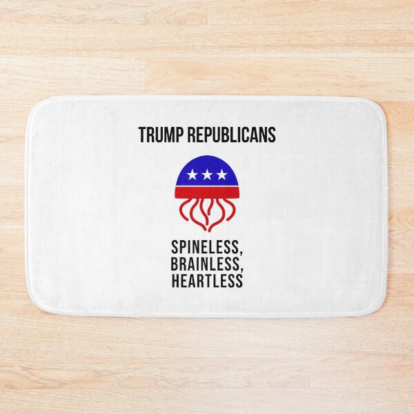 Artikelvorschau, Trumps republikanische Qualle – Rückgratlose politische Satire entworfen und verkauft von The Junto Shop.