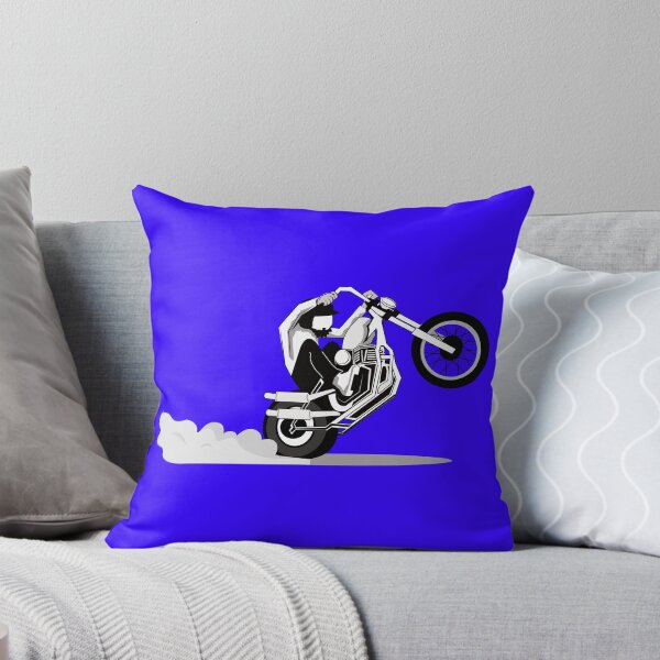 Item preview, Wheelie Smoke Rider – Motorcycle Stunt Art designed and sold by ChainLogic.