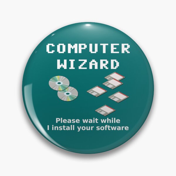 Item preview, Computer Wizard: Please Wait While I Install Your Software designed and sold by Silicon-Style.