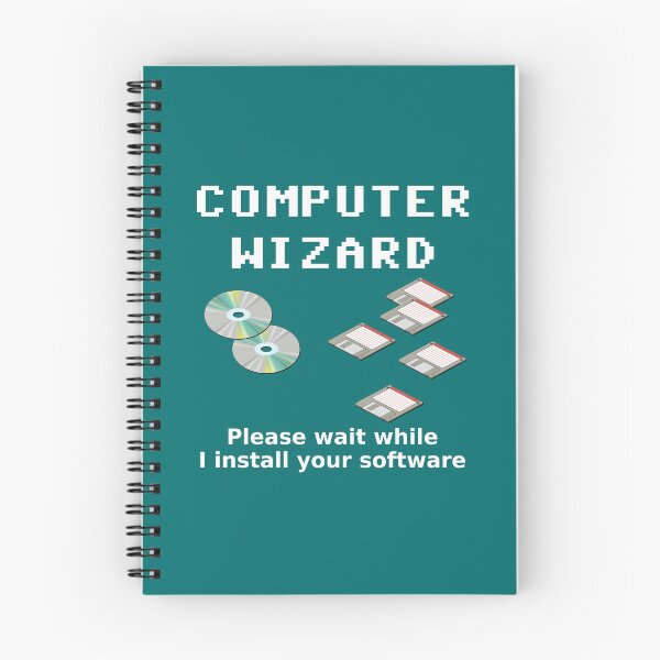 Item preview, Computer Wizard: Please Wait While I Install Your Software designed and sold by Silicon-Style.
