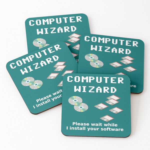 Item preview, Computer Wizard: Please Wait While I Install Your Software designed and sold by Silicon-Style.