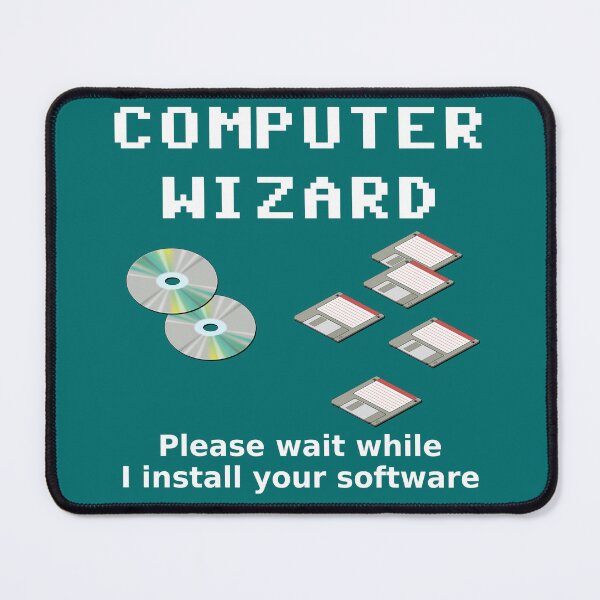 Item preview, Computer Wizard: Please Wait While I Install Your Software designed and sold by Silicon-Style.