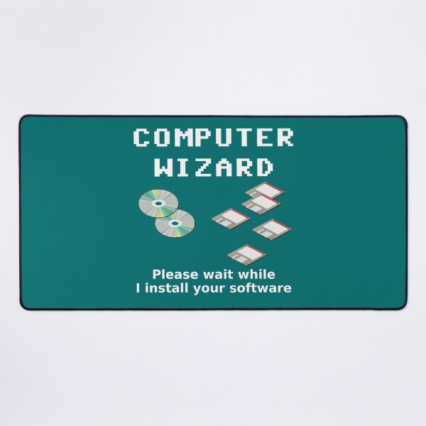Item preview, Computer Wizard: Please Wait While I Install Your Software designed and sold by Silicon-Style.