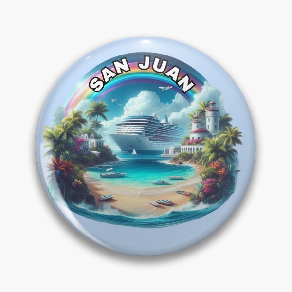 Item preview, San Juan, Puerto Rico – Historic Coastal City designed and sold by Myra365Art.
