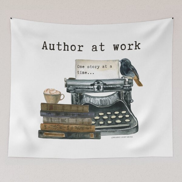 Item preview, Author at Work designed and sold by Prairie Light Media.