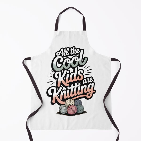 Item preview, All The Cool Kids Are Knitting designed and sold by MimsTees.