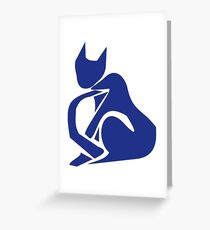 Matisse Cat Cutout Greeting Card