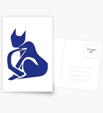 Matisse Cat Cutout Postcards