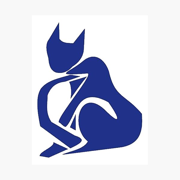 Item preview, Matisse Cat Cutout designed and sold by dimmesdale.