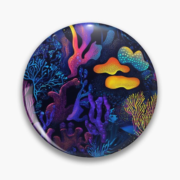 Item preview, Hallucinated Ocean Luminous Fauna Cyber designed and sold by MidArtForge.