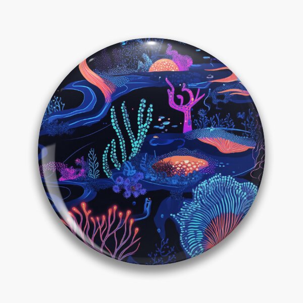 Item preview, Hallucinated Ocean Luminous Fauna Cyber designed and sold by MidArtForge.