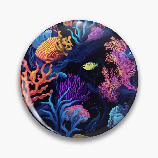 Item preview, Hallucinated Ocean Luminous Fauna Cyber designed and sold by MidArtForge.