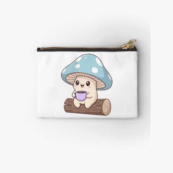 Item preview, Cute Lil Blue Mushroom Teatime Sticker designed and sold by RACreationz.