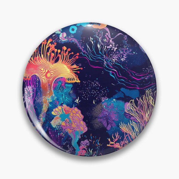 Item preview, Hallucinated Ocean Luminous Fauna Cyber designed and sold by MidArtForge.