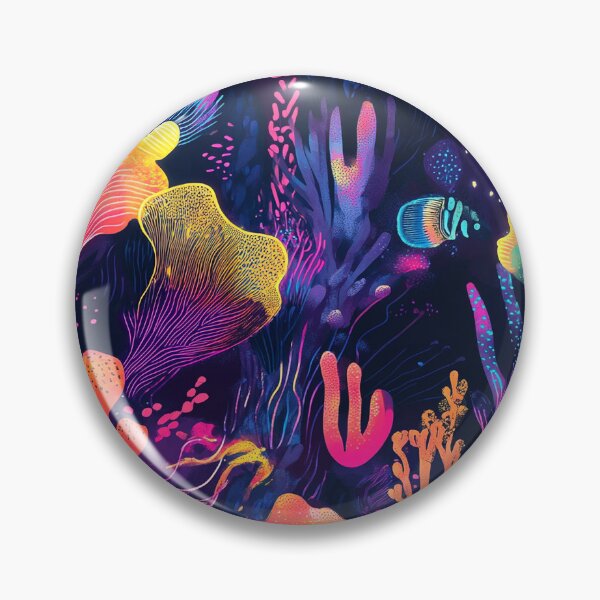 Item preview, Hallucinated Ocean Luminous Fauna Cyber designed and sold by MidArtForge.