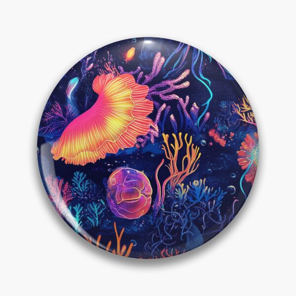 Item preview, Hallucinated Ocean Luminous Fauna Cyber designed and sold by MidArtForge.