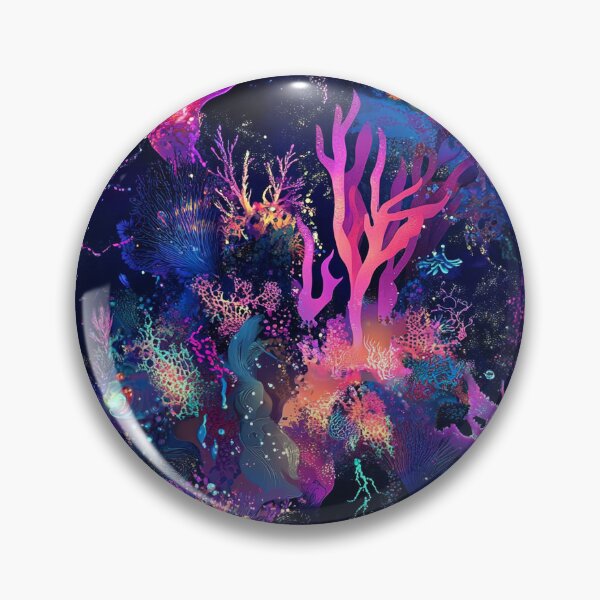 Item preview, Hallucinated Ocean Luminous Fauna Cyber designed and sold by MidArtForge.