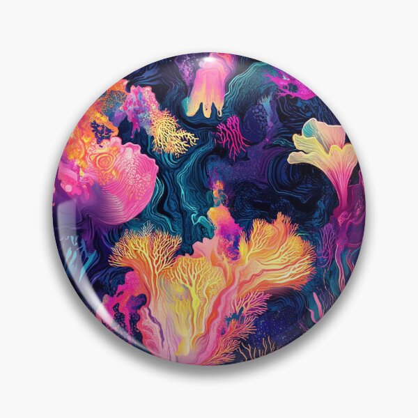 Item preview, Hallucinated Ocean Luminous Fauna Cyber designed and sold by MidArtForge.