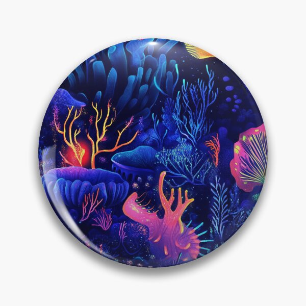 Item preview, Hallucinated Ocean Luminous Fauna Cyber designed and sold by MidArtForge.