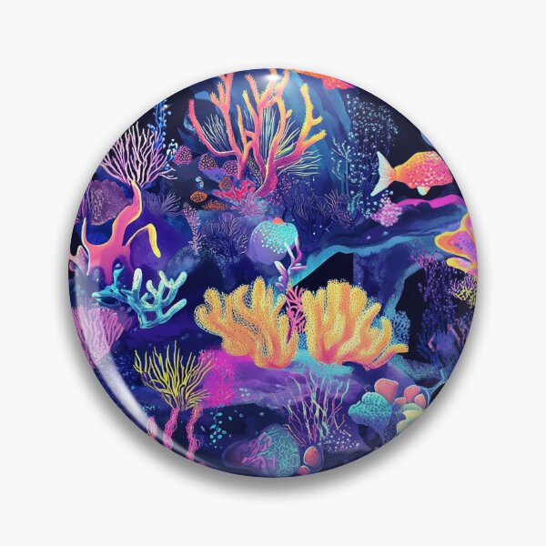 Item preview, Hallucinated Ocean Luminous Fauna Cyber designed and sold by MidArtForge.