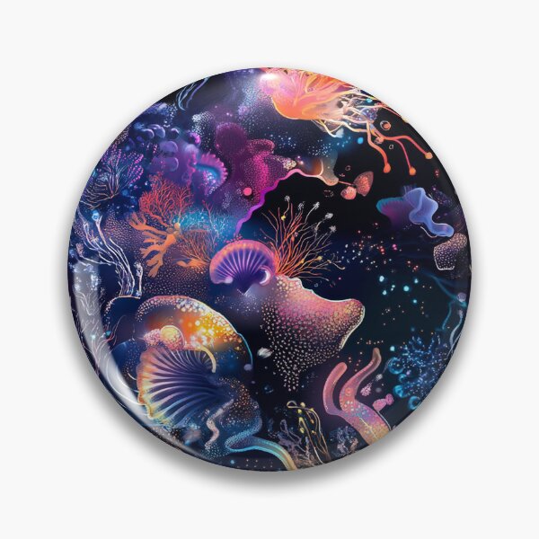 Item preview, Hallucinated Ocean Luminous Fauna Cyber designed and sold by MidArtForge.