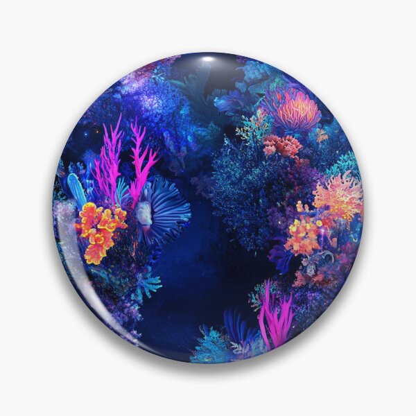 Item preview, Hallucinated Ocean Luminous Fauna Cyber designed and sold by MidArtForge.