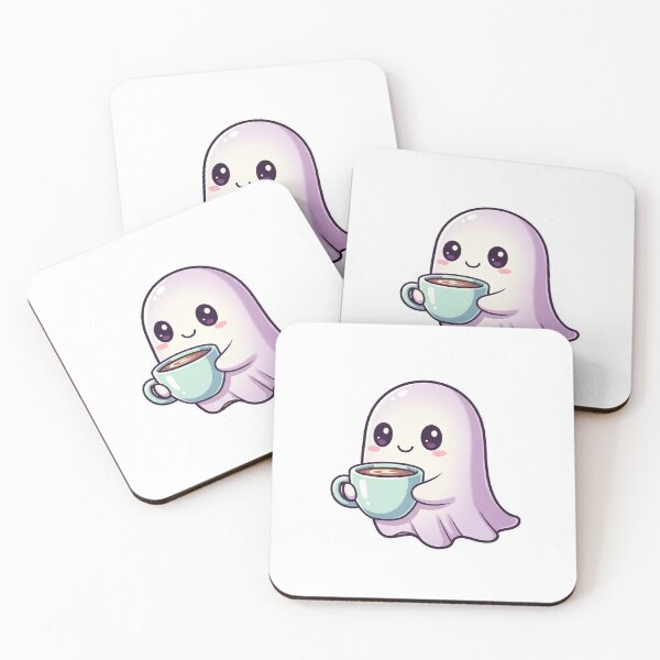 Item preview, Cute Lil Spookie Drinking Coffee designed and sold by RACreationz.
