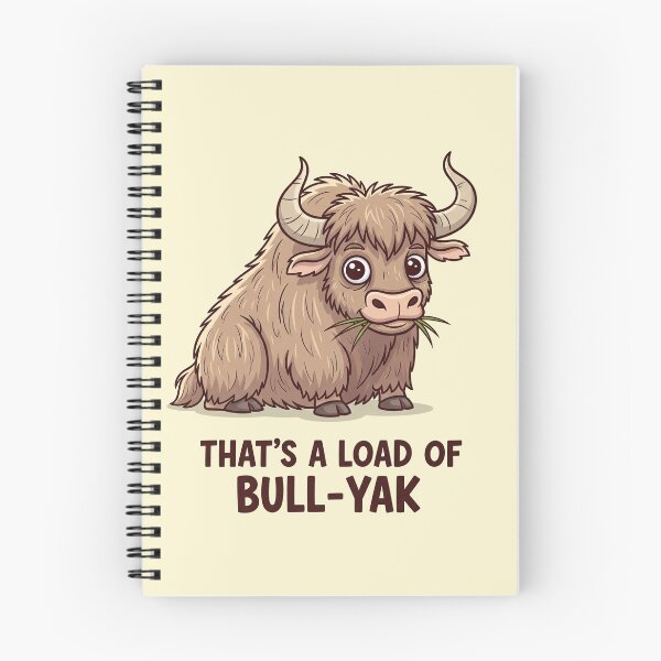 Item preview, That's a Load of Bull Yak Funny Animal Pun designed and sold by Owcomm.