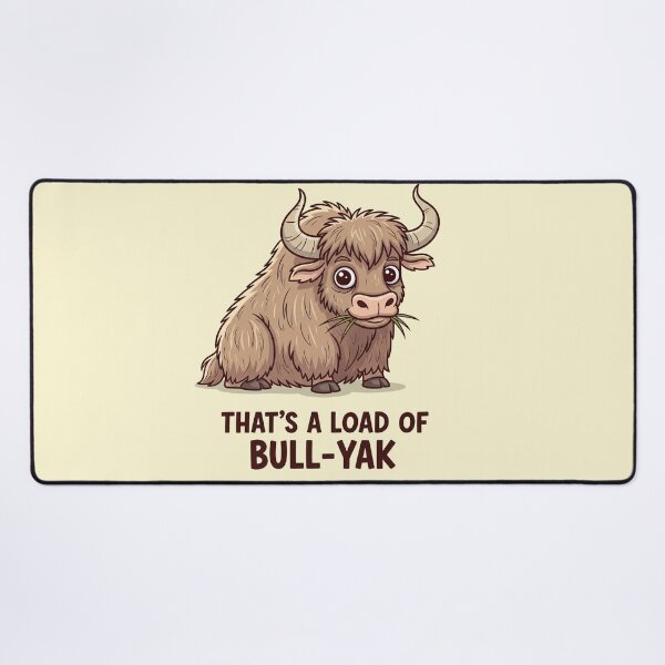 Item preview, That's a Load of Bull Yak Funny Animal Pun designed and sold by Owcomm.
