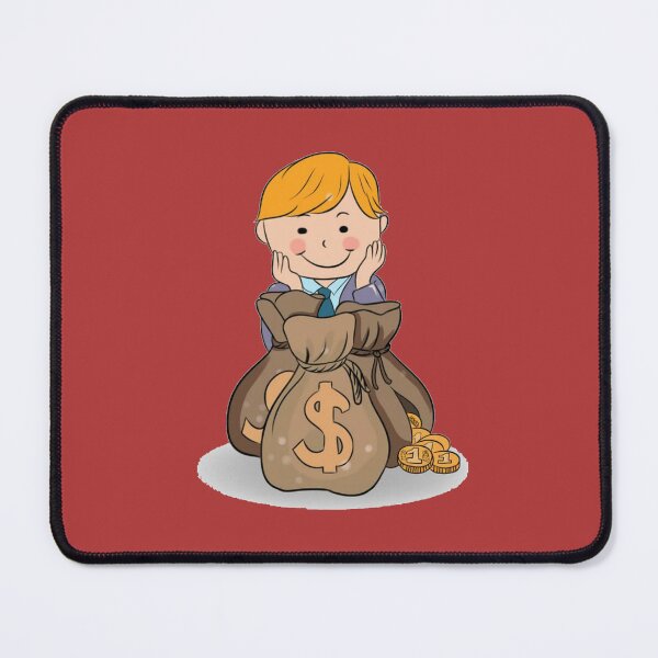 Item preview, "Future Millionaire – Cute Kid with Money Bags Illustration" designed and sold by Primarkt.