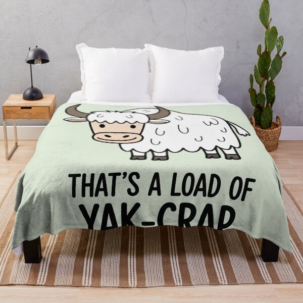 Item preview, That's a Load of Yak Crap Funny Animal Pun designed and sold by Owcomm.