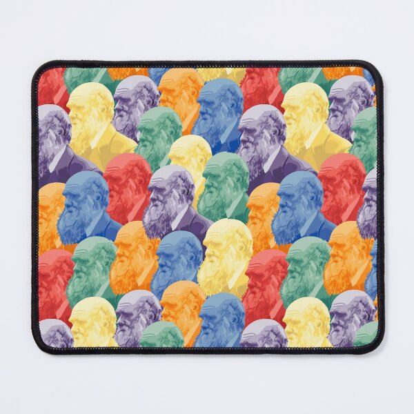 Item preview, Charles Darwin Rainbow Portraits  designed and sold by Unhinged Heather.