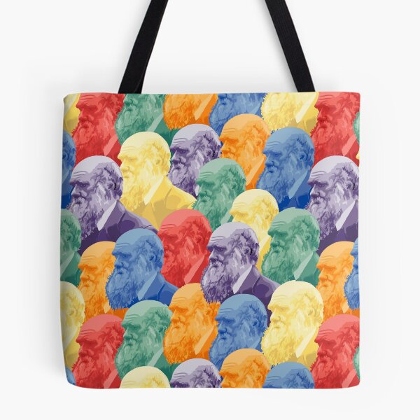 Item preview, Charles Darwin Rainbow Portraits  designed and sold by Unhinged Heather.