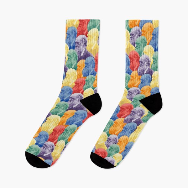 Item preview, Charles Darwin Rainbow Portraits  designed and sold by Unhinged Heather.